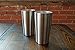 Stainless Vacuum Insulated Beer Tumbler - 16oz Pub Pint Glass by Lancaster Steel, set of 2