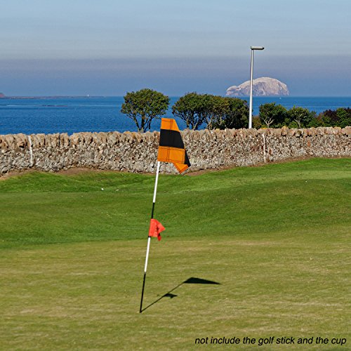 image for KONDAY Golf Flag，Practice Green Golf Flags, Solid Nylon and Checkere