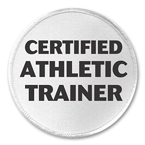 Certified Athletic Trainer 3" Sew On Patch Sports Team Coach Gym
