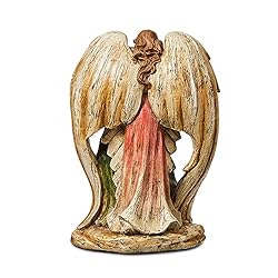 glitzhome 11" H Guardian Angel with Holy
