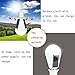 NINISEI LED Emergency Blub E27 7W, Outdoor, Indoor LED Bulb Lamp Home Lighting, Solar Emergency Bulb.