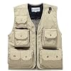 Wantdo-Unisex-Multiple-Pockets-Canvas-Mesh-Photography-Vest