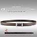 WERFORU Leather Ratchet Dress Belt for Men Perfect Fit Waist Size Up to 50 Inches with Automatic Buckle,02Style 1 - Coffee,Suit Pant Size 30-44 Inches