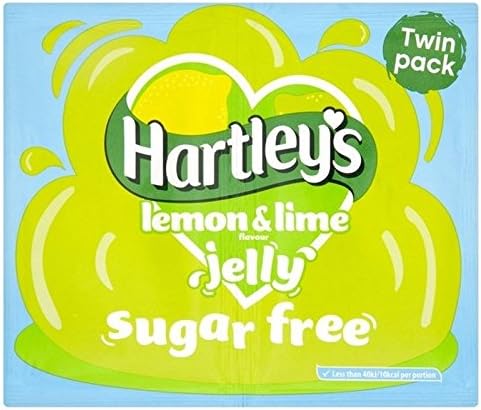 Hartley's Sugar Free Lemon &amp; Lime Jelly Crystals 23g - Pack of 2