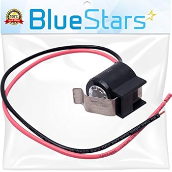 Ultra Durable W10225581 Refrigerator Bimetal Defrost Thermostat Replacement part by Blue Stars - Exact Fit for Whirlpool KitchenAid Kenmore Refrigerators - Replaces WPW10225581 PS11750673 2149849