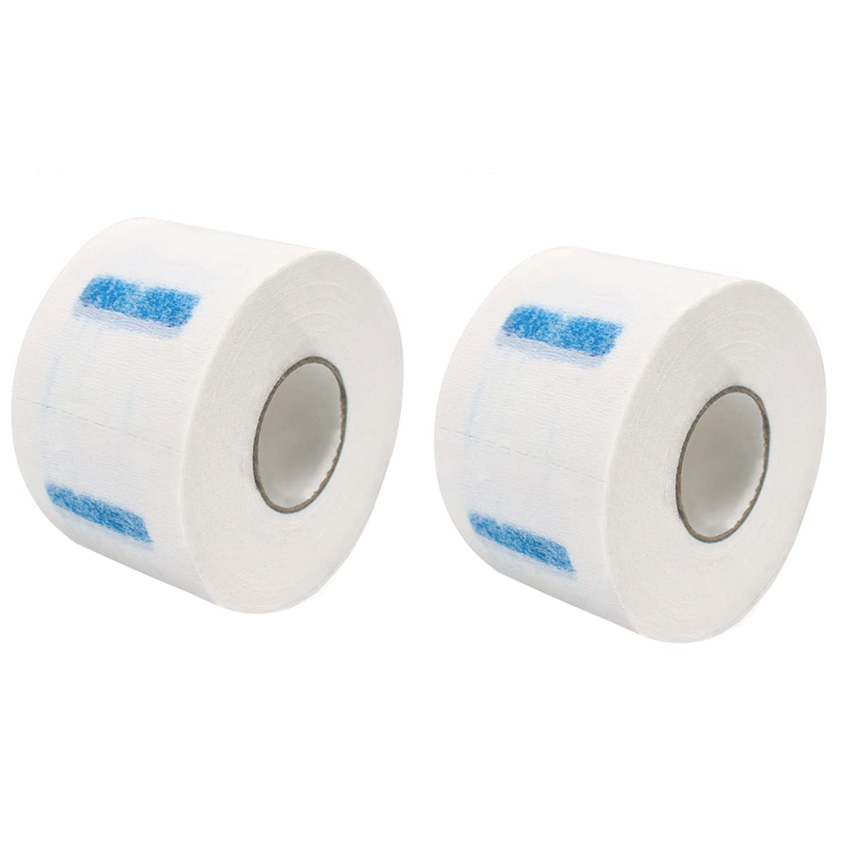 VASANA 2 Rolls Disposable Barber Neck Strip Stretchy Paper Neck Band Neckband Hair Cutting Barber Salon Ruffle Tissue Strip Collar Wrap Hairdressing Accessory for Salon Hair Cutting Styling