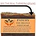 TRASCENTUALS Turmeric Soap With Patchouli Oil Goat Milk and Orange Essential Oil 100% Natural and Handmade 5 OZ BAR Comes in Gift Box Contains Coconut Olive Hemp Oil (1 Pack)