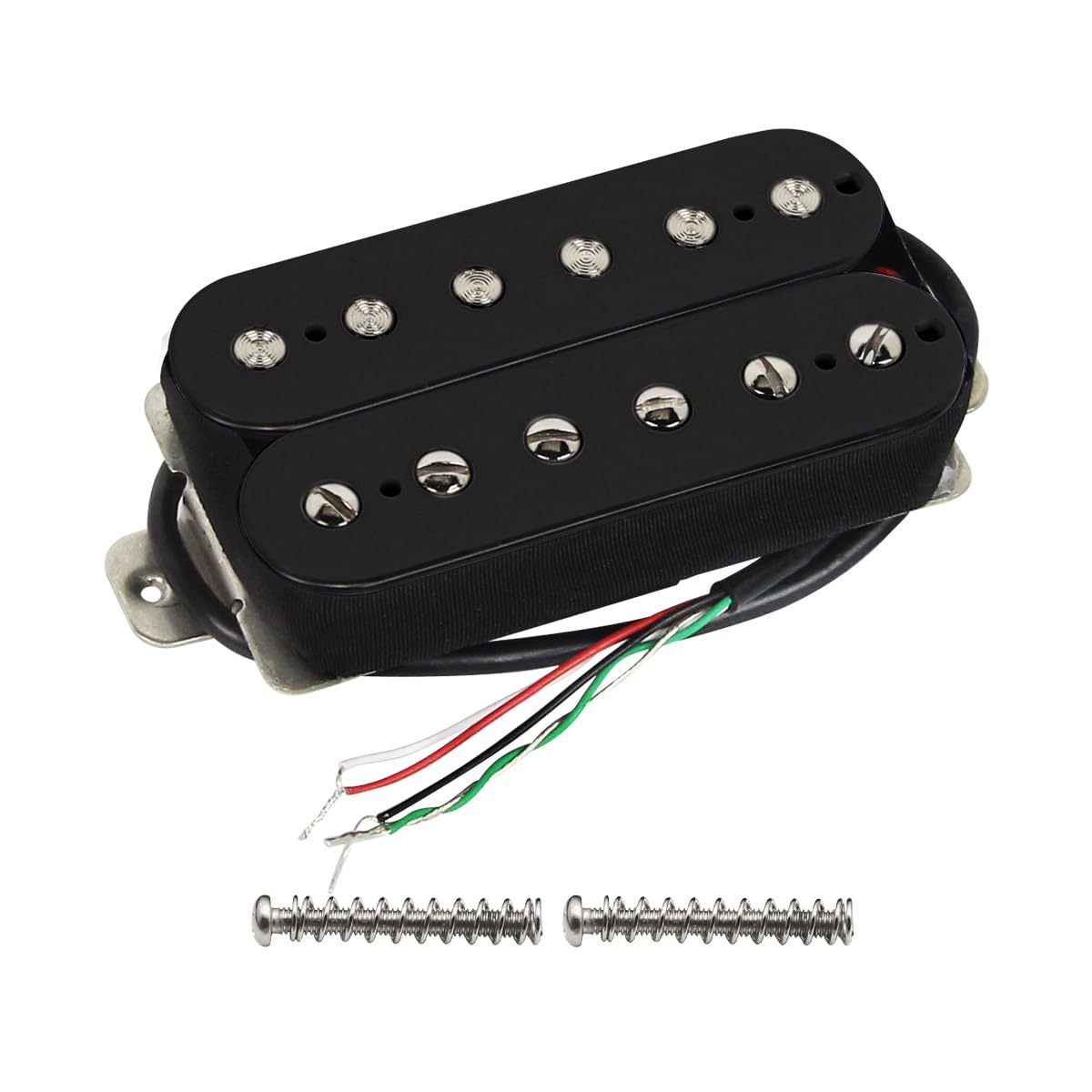 FLEOR Black Guitar Humbucker Pickups Alnico 5 Bridge Pickup 14-15k