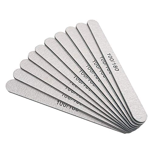 BallHull 15PCS Advanced nail Files Double Sided Emery Board Grit 100 180 Grit Nail File apply Manicure Pedicure£¬Professional manicure tool.