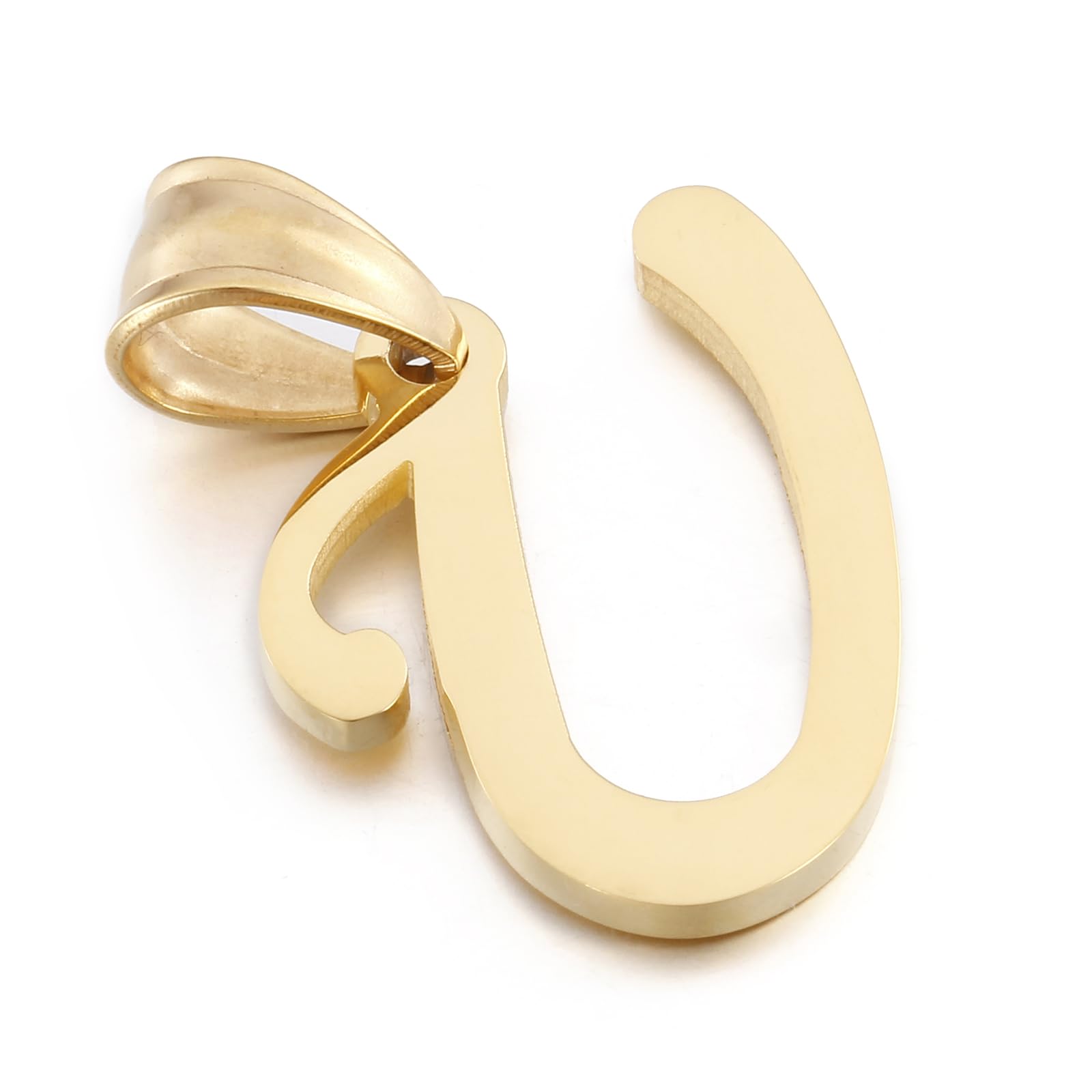 Kalapure Initial Charms Gold Initial Pendant Gold