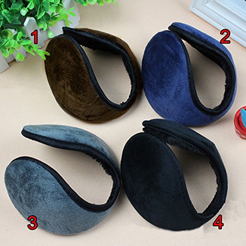 AnHua Unisex New Men Women Winter Ear Muffs Warmers Pad Fleece Cover Wraps Earmuffs Earwarmers Fit Most