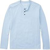 Fair Harbor The Seabreeze Henley –– Men's Classic Long Sleeve Henley –– Incredibly Soft and Lightweight, UPF 50