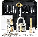 17 Pieces Professional Pick Set Kit Including Tool