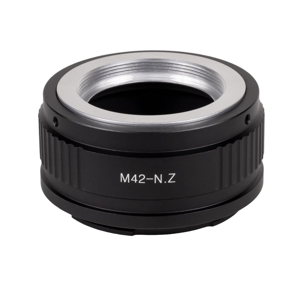 MPIXO Lens adapter ring M42-Nikon Z for M42 Screw Lens for Nikon Z9 Z7 II Z7 Z6 II Z6 Z5 Z50 Z fc Camera