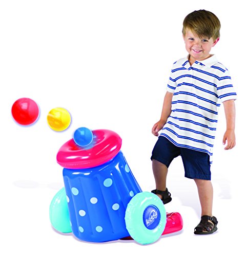 Kiddy Up Pit Ball Cannon Blaster Playset Includes 10 Crush Resistant Pit Balls