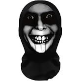 CCHZYSKO Halloween Cosplay Ghosts Balaclava Full Face Mask for Men Women | Unisex Ghost Print Stocking Balaclava Scream Mask For Halloween Cosplay Masquerade Costume Party