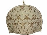 White and Gold Tea Cosy Cotton kitchen accessories White and Gold Color royal Tea Cozy Cover White and Gold kettle Tea Pot cover