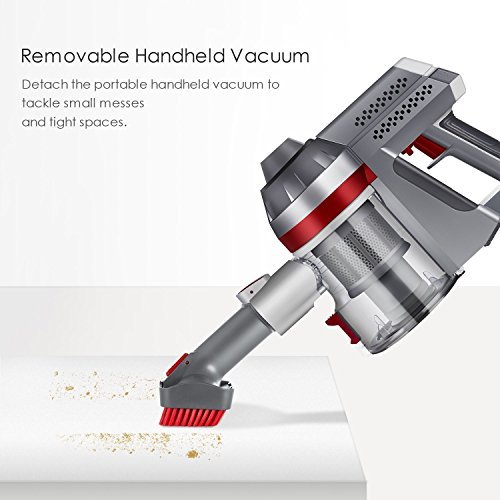 Deik Cordless Vacuum Cleaner, 2 in 1 Vacuum Cleaner, Cordless Stick