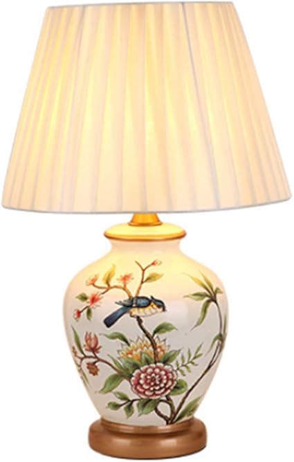 E27 Vintage Keramik Tischlampe Amerikanischen Land Stil ...