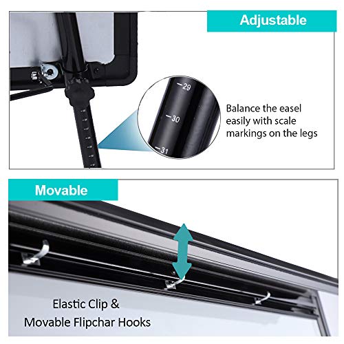 2 Adjustable+Magnetic+Presentation+Flipchart+Magnets
