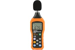 WALFRONT Sound Meter DB Sound Pressure Level Meter 30-130 dB Digital Decibel Audio Noise Tester with LCD Backlight Display