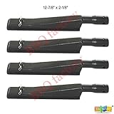 bbq factory Replacement Cast-Iron Grill Pipe Burner (4-pack) Select Gas Grill Models By Brinkmann, Kenmore, Grill Zone, Nexgrill, Charmglow and Others