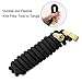 Podura Expandable Garden Hose with Triple Latex Core, Solid Brass Connectors and Metal Nozzle fit for Electric Pressure Washer,Garden Watering (100Ft, Black)