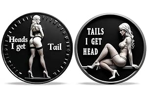 Cheeky Decision Coin/Humorous Commemorative Coins for Couples/Funny Lucky Token for Adult Game Nights & Gifting/Final Cent Me