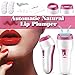 Electric Lips Plumper,Automatic Lip Plumping Tool 3 Min Fastly Fuller Lips Changeable Oval & Round Lip Plumps Devices Heads
