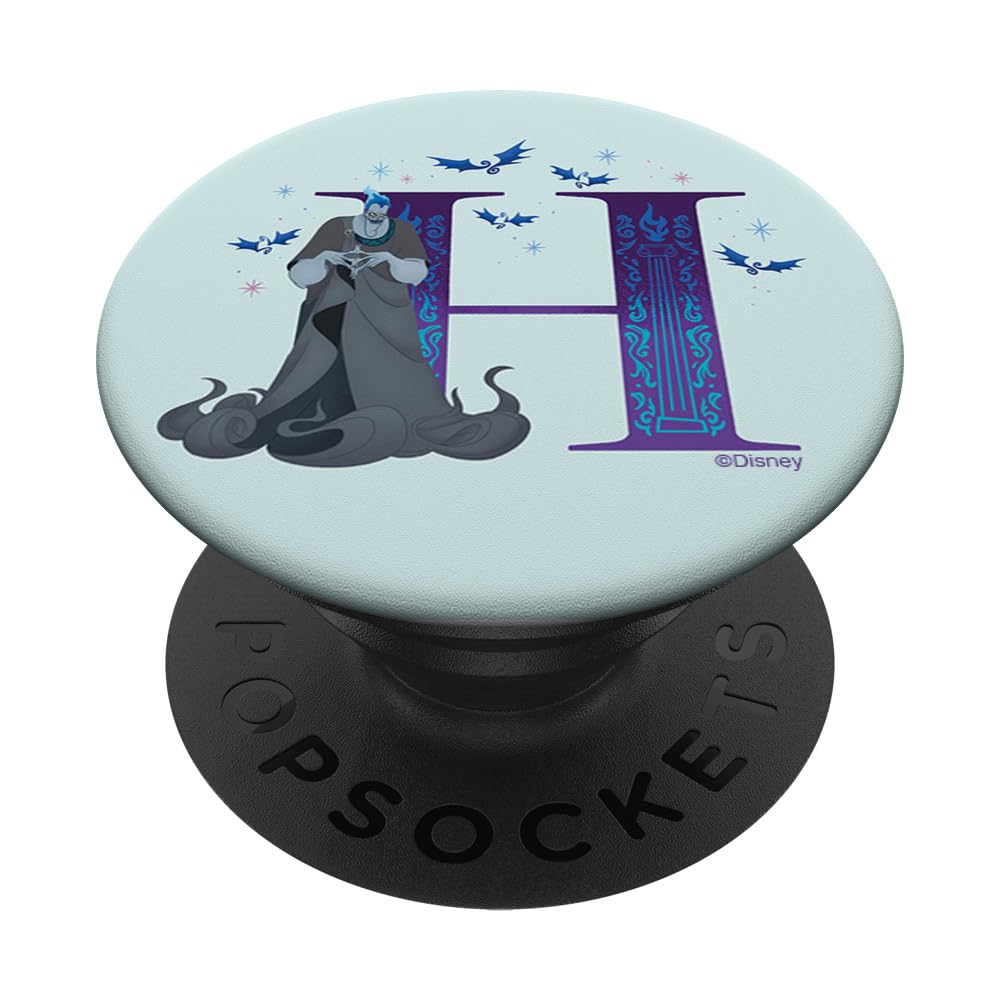 Disney Villains Alphabet Monogram Letter H for Hades PopSockets Swappable PopGrip