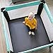 SheetWorld Fitted 100% Cotton Jersey Pack N Play Sheet Fits Graco Square Play Yard 36 x 36, Soft Yellow, Made in USA