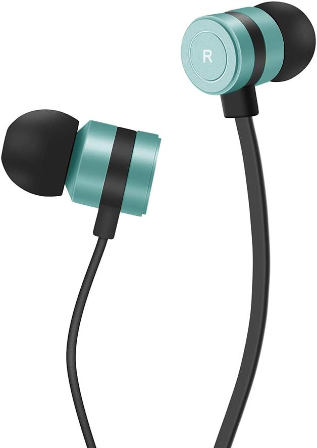 Earphones, Earbuds, in-Ear Headphones Noise Isolation Headsets Heavy Bass Earphones with Microphone Compatible iPhone Samsung iPad and Most Android Phones,BH1