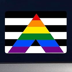 Dark Spark Decals LGBT, Gay Pride Ally Flag - 6