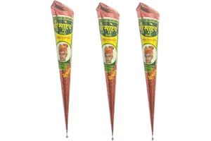 HIREDIT 100% Natural Ready to Use Henna Hair Color Hair Dye paste Cones Reddish Brown Color