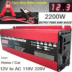 Pure Sine Wave Inverter 12V/24V to AC110V 220V Peak