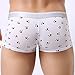 NEARTIME Men's Underwear, Trunks Sleepwear Men Boxer Briefs Shorts Soft Underpants (L) White