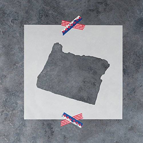 Oregon State Stencil Template - Reusable Stencil with Multiple Sizes Available