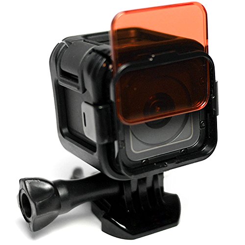 SANDMARC Aqua Dive Filter for GoPro Hero 5 - Red, Magenta and Yellow Filter Set - Diving, Scuba and Snorkeling Accessories - 5 Pack (HERO5 Session & HERO Session)
