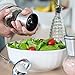 Ergonomic Premium Stainless Steel Salt and Pepper Grinder Set - The Original Glass Round Pepper Mill & Salt Mill, Adjustable Ceramic Rotor, By Simple Kitchen Products