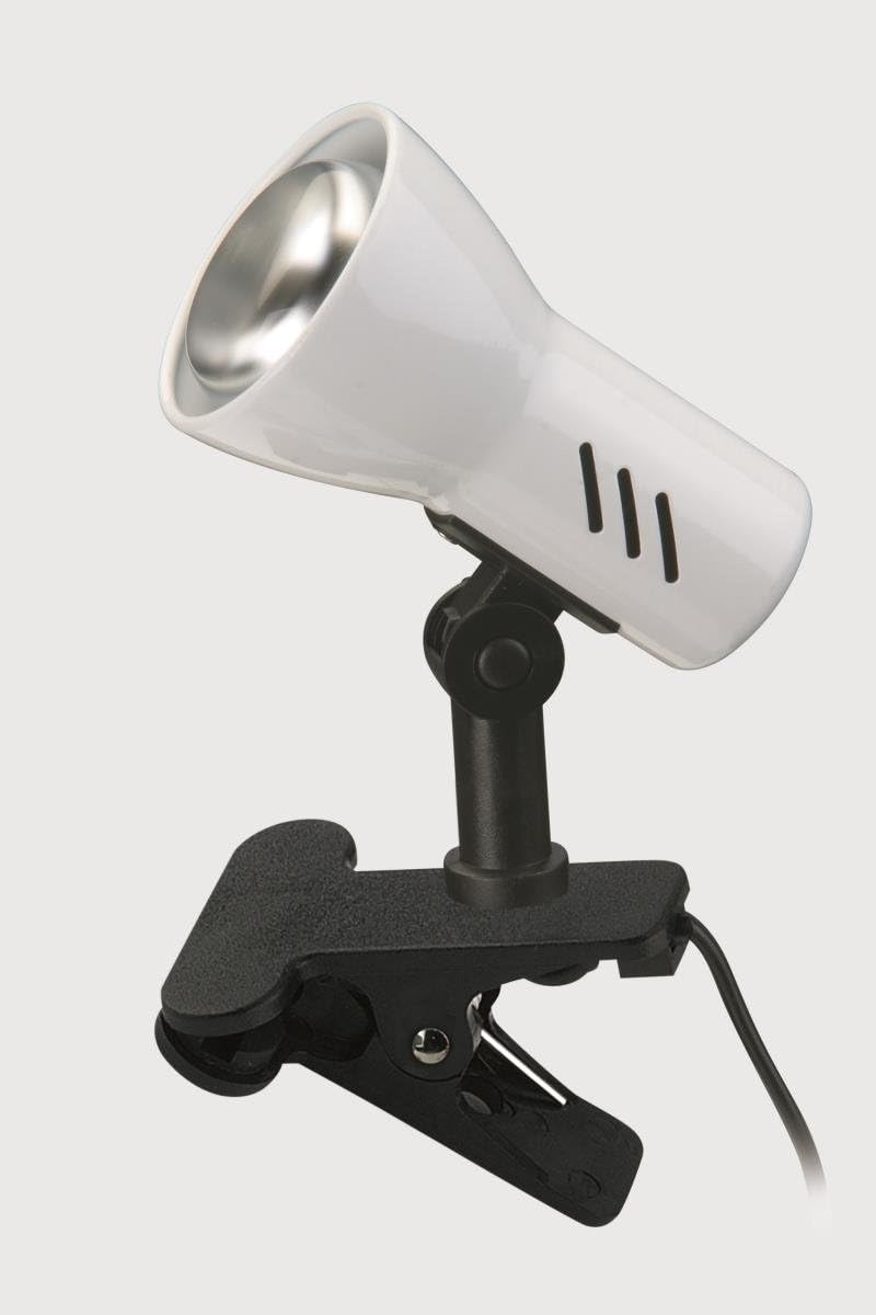 Clamp light metal spotlight lamp lights red 1xE14 Briloner 2794 in three colours available, Color:White