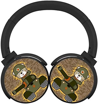 Hidui Hifi Black Bluetooth Army Bear Personal Stereo Noise-Canceling For Pc/Tv/Phones