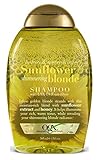 Ogx Shampoo Sunflower Shimmering Blonde 13 Ounce (385ml) (3 Pack)