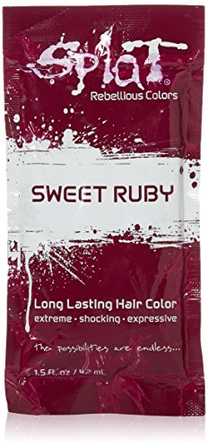Splat splat hair color 1.5 oz individual packs sweet ru…