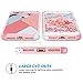 ULAK iPhone 7 Plus Case, Slim Flexible TPU Rugged Rubber Anti Scratch Hard Cover Thin Case with Design for Apple iPhone 7 Plus 5.5 inch, Pink Geometric Marble