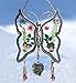KY&BOSAM Butterfly Suncatcher You`re a Special Friend Stained Glass Sun Catcher for Windows Hangings Wind Chime Birthday Gifts for Women Mother`s Day Valentine's Day Thanksgiving Christmas