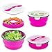 Smart Planet Eco Collapsible Salad Bowl, 64 oz, Pink