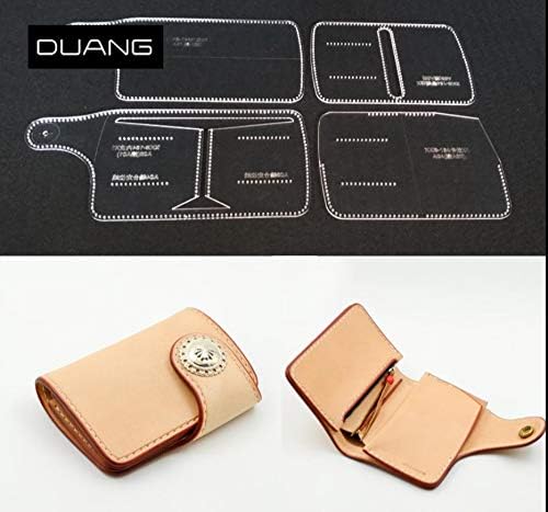 Amazon Co Jp Jd 二つ折り財布 アクリル型紙 レザークラフト用品 ８ ホビー