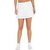 Marika Womens Carla High Rise Back Pocket Skort