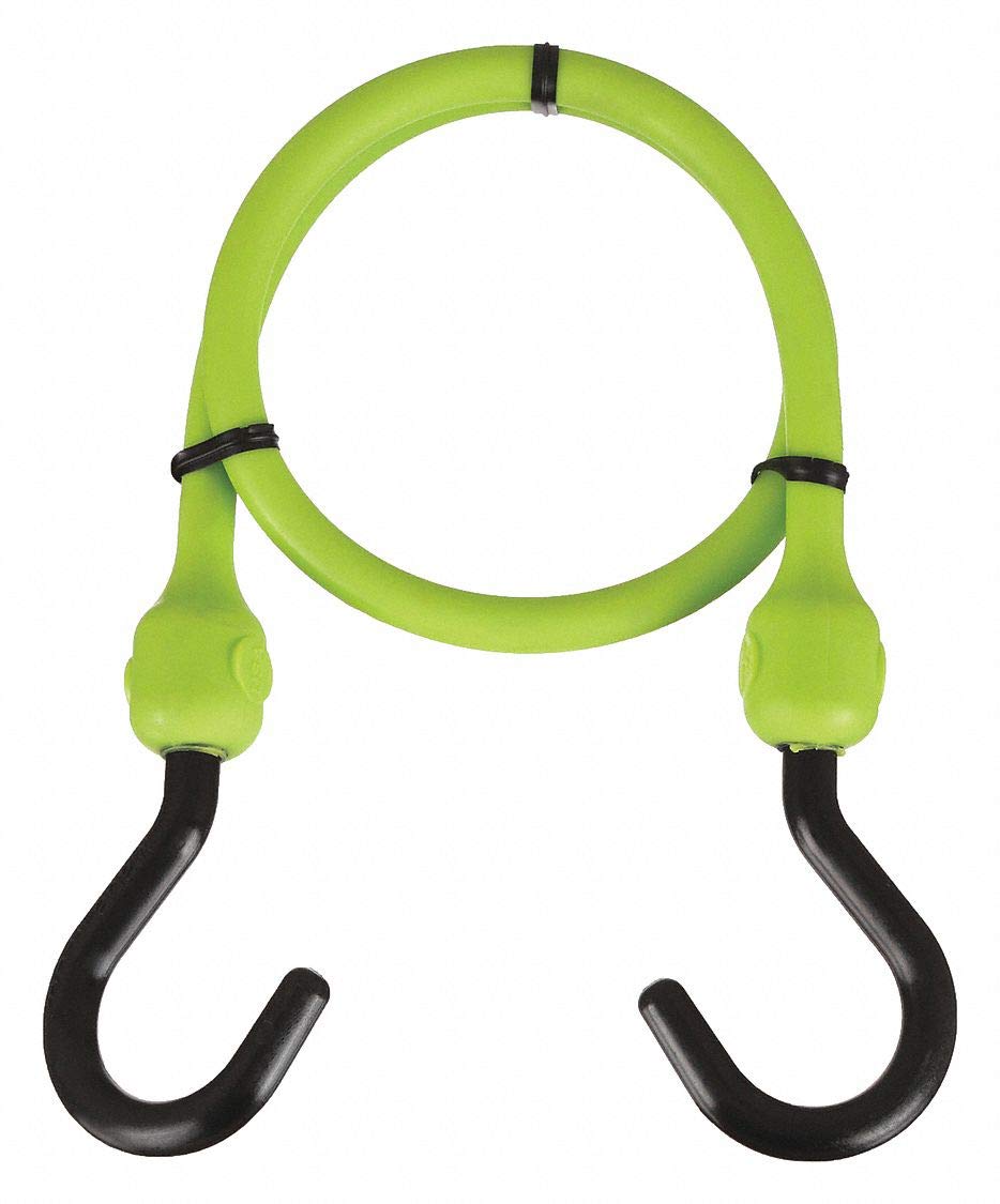 Bungee Cord, Safety Green, 24 in. L Industrial & Scientific