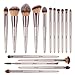 Makeup Brushes, ITME [Upgrade Version] Premium Makeup Brush Synthetic Cosmetics Professional Handle Makeup Brushes set, Kabuki Foundation Blending Makeup Brush Kit (Pack of 16,Rose Gold Champagne)